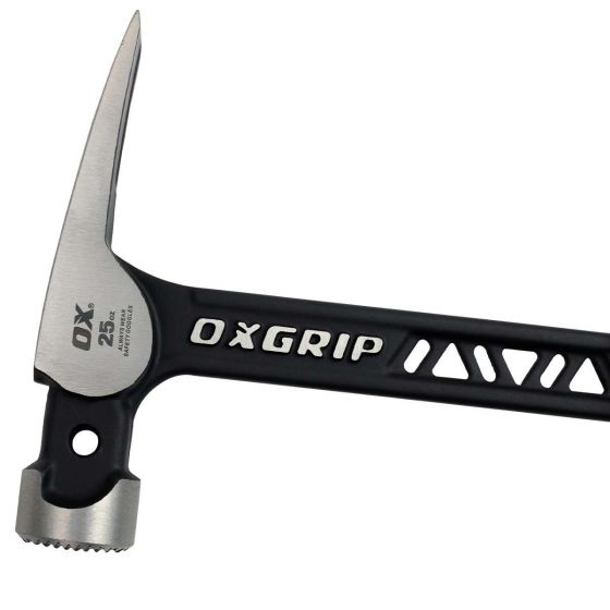 OX Pro Ultrastrike Framing Hammer - Milled Face | 25-Ounce / 710-Grams Ox Tools