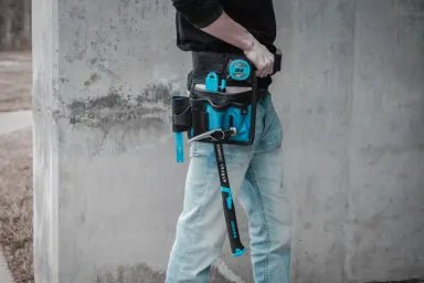 OX Ultimate 10-Pocket Leather & Nylon Drywaller's Pouch w/ Kevlar Reinforcement Ox Tools