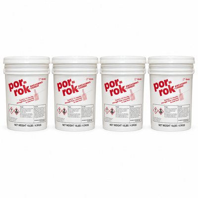 Por-Rok® Premium Gypsum Based Anchoring Cement POR-PORROK-10-PAIL SpecChem 10 lbs Pail - Pack of 4