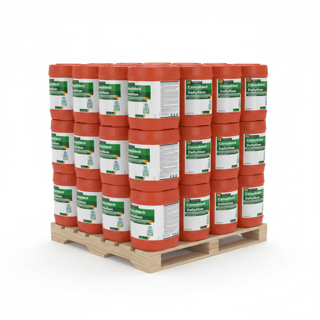 DailyKleen Concrete Floor Maintenance Cleaner - Pallet and Bulk 46030-05GAL (Pallet) Prosoco Pallet of 32 Units (5 Gallon)