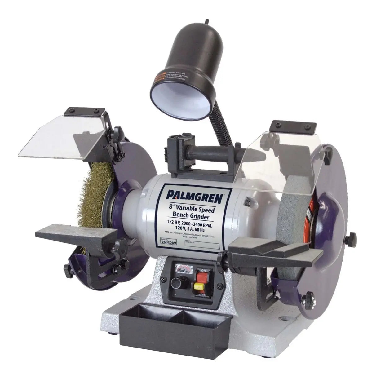 8" Variable Speed Economy Bench Grinder Palmgren