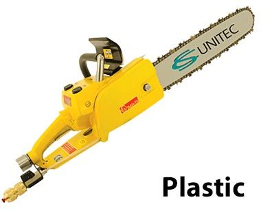 Pneumatic Chain Saws for Plastic with Brake 4 HP - CS Unitec