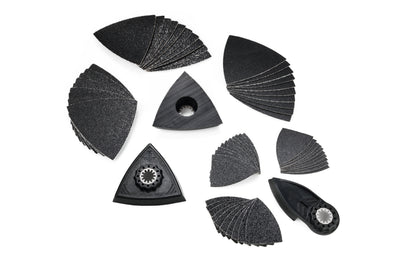 FEIN Best of Starlock Sanding Kit with Assorted Backing Pads and Sanding Sheets 63 Pcs. FEIN
