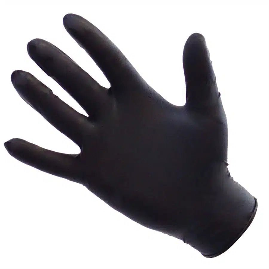 ShuBee Black Gauntlet Silver Edition Black Nitrile Gloves ShuBee