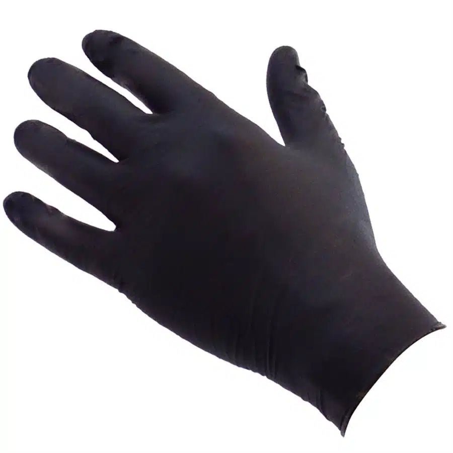 ShuBee Black Gauntlet Silver Edition Black Nitrile Gloves ShuBee