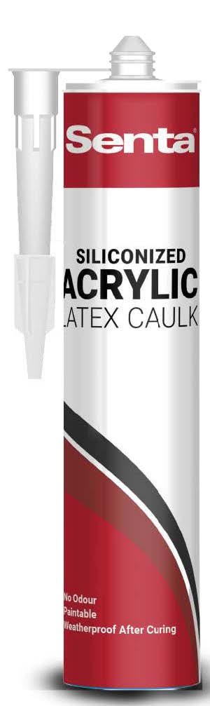 Siliconized Acrylic White Caulk - 24 Count Diamond Tool Store