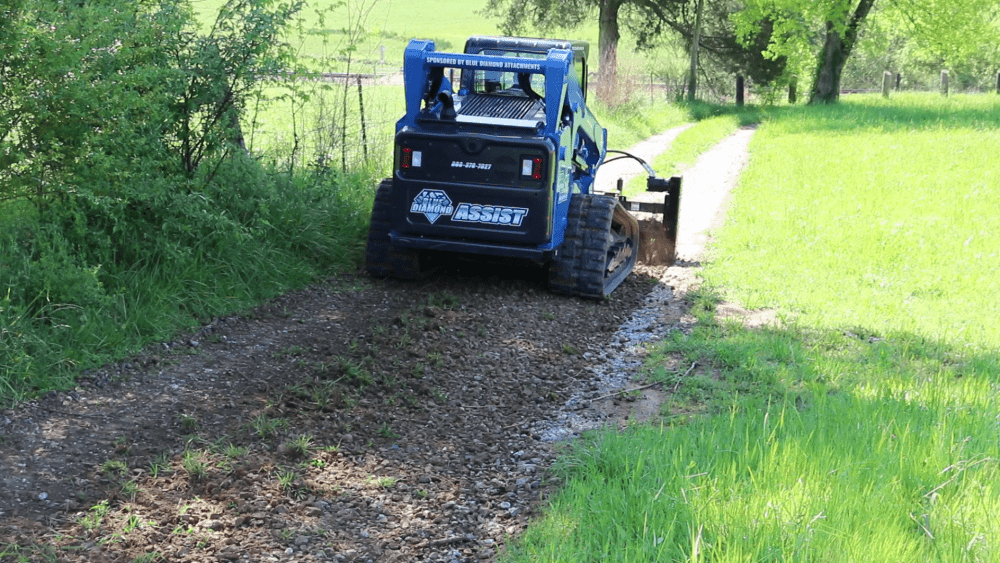 Skid Steer Power Rakes Blue Diamond Attachments