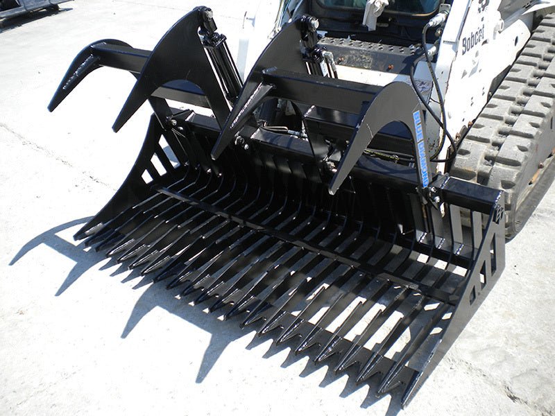 Skid Steer Rock Bucket Grapple – Standard Duty Blue Diamond Attachments