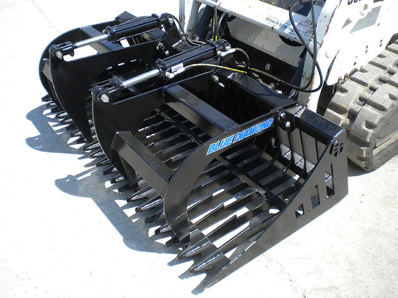 Skid Steer Rock Bucket Grapple – Standard Duty Blue Diamond Attachments