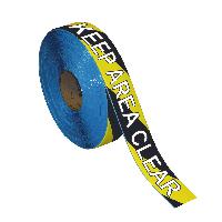 Floor Marking Tapes with Repeat Messaging - 2" x 100'