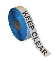 Floor Marking Tapes with Repeat Messaging - 2" x 100'