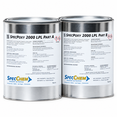 Specpoxy 2000 Lpl Astm 881 Compliant Hi-Mod, Lpl, Medium Viscosity Epoxy