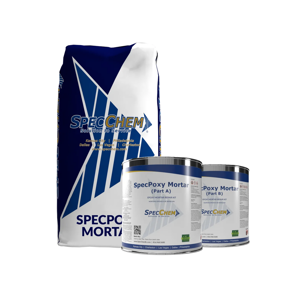 SpecPoxy Mortar Epoxy Mortar Repair Kit SpecChem