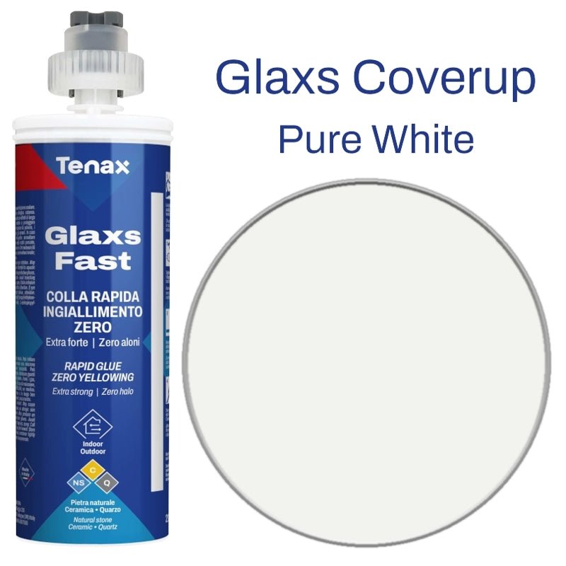 Tenax Glaxs Cartridge Glue - Pack of 2 1RGLAXSCPUREWHITEP Tenax Pure White -P
