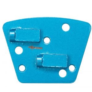 Trapezoid Bolt On - 2 Half Round PCDs with 20x10 Segments Syntec Diamond Tools