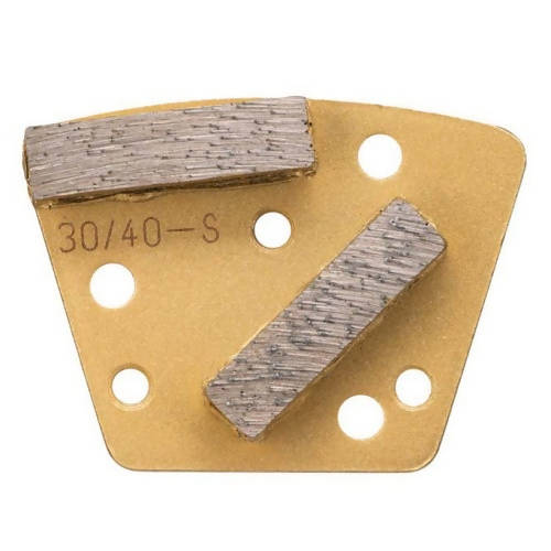 Trapezoid Bolt On - Double Bar Segments - Extremely Soft Bond Syntec Diamond Tools