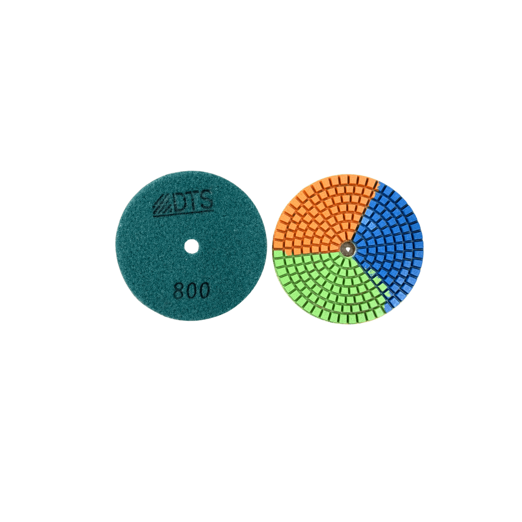 Tri-Color Diamond Polishing Pads TCPP-800 Diamond Tool Store 800