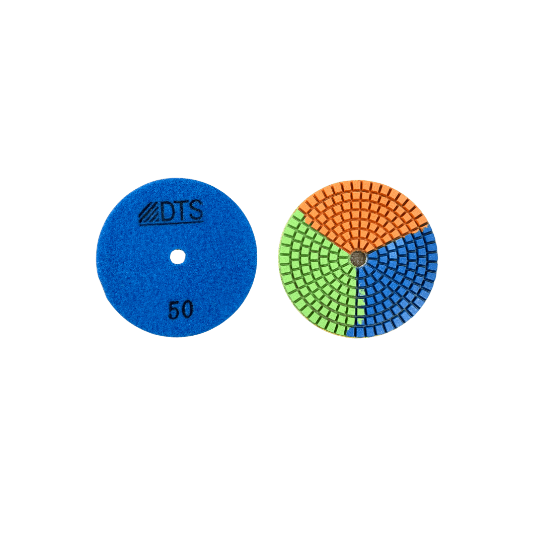 Tri-Color Diamond Polishing Pads TCPP-50 Diamond Tool Store 50