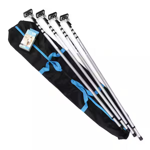 Trimaco E-Z Up® Dust Containment Pole Kits 54734 Trimaco (Four 12 ft Poles (1 bag-2 zippers-4 kits/cs 4′ 9″ to 12′(1.41m-3.66m)) - (Case of 4 Kit)