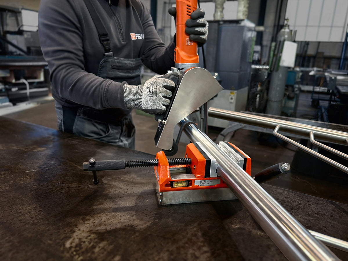 FEIN VersaMAG Protective Jaw Set, Prism and Blank, 4.3 in Aluminum FEIN
