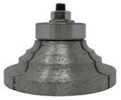 Waterfall Profile Router Bit WF-20-1 Diamond Tool Store Slot WF20 - P1(#30/40)