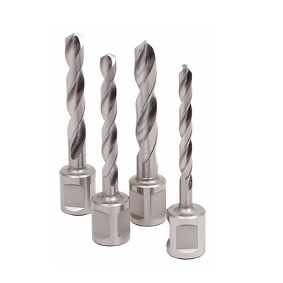 FEIN Slugger HSS 1/4 in, 5/16 in, 3/8 in, 7/16 in Twist Drill Set - 2 in Depth of Cut - 3/4 in Straight Shank FEIN
