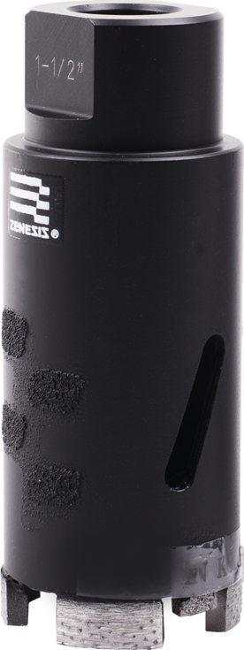 Zenesis Black Core Bit ZDGUL038B3 Diamond Tool Store 1 1/2"