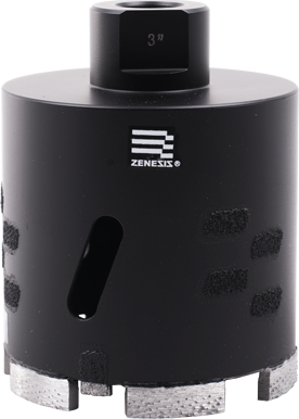 Zenesis Black Core Bit ZDGUL075B3 Diamond Tool Store 3"