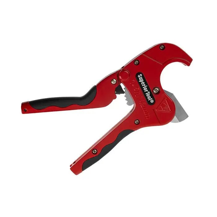 1“ Soft Grip Ratcheting PVC Cutter - Superior Tool