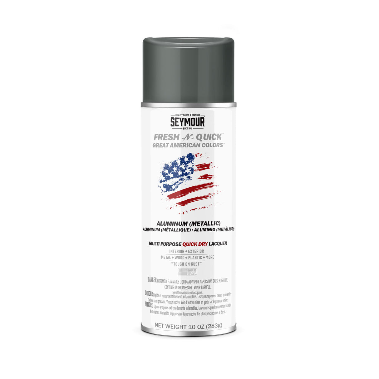 Fresh-N-Quick Multi-Purpose Spray Enamel - Case of 6 11-1 Seymour ALUMINUM - METALLIC/LACQUER