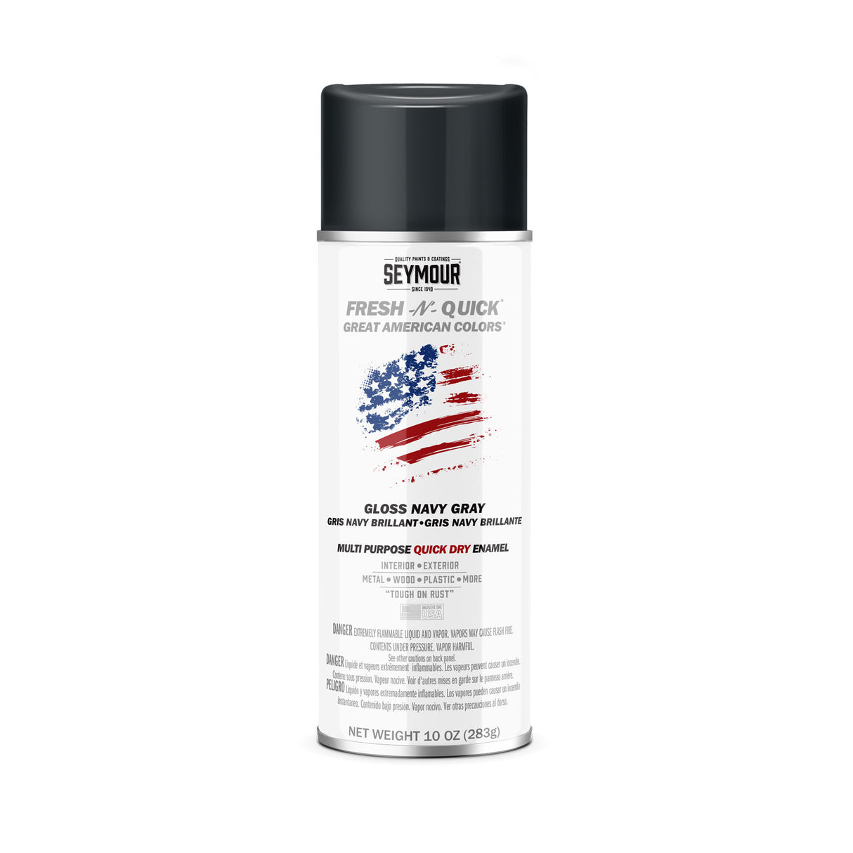 Fresh-N-Quick Multi-Purpose Spray Enamel - Case of 6 11-7 Seymour NAVY GRAY