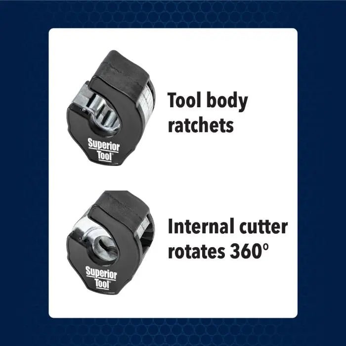 1/2" Ratcheting QuickCut Tubing Cutter - Case of 6 Superior Tool