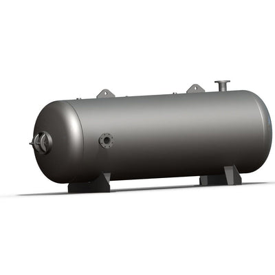 120 Gallon Horizontal Air Receiver Tank Texas Pneumatic Tools