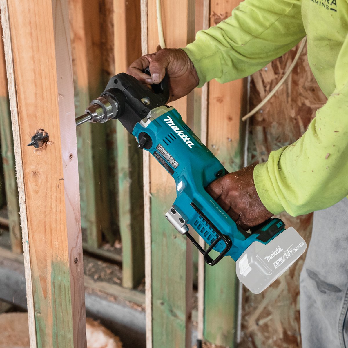 18V LXT® Lithium‑Ion Brushless Cordless 1/2" Right Angle Drill Makita