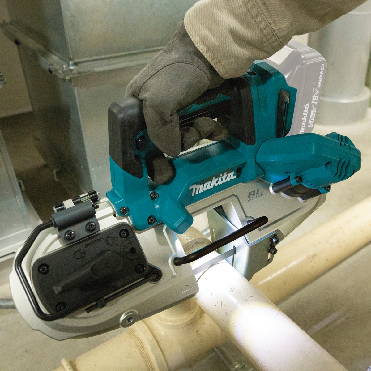 18V LXT® Lithium‑Ion Compact Brushless Cordless Band Saw Makita