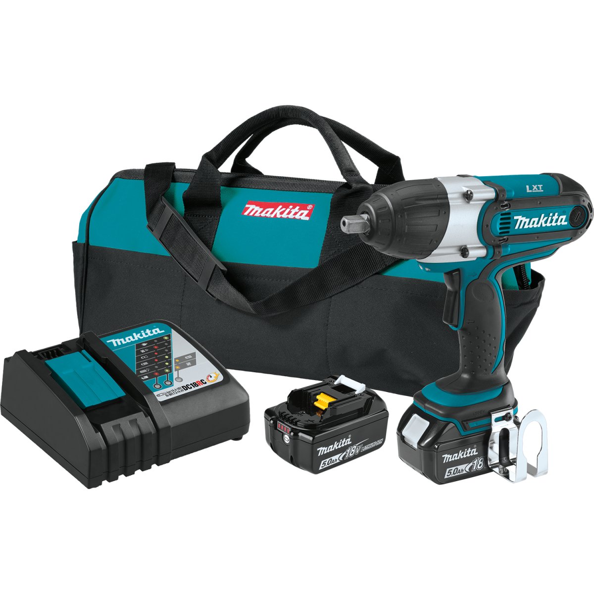 18V LXT® Lithium‑Ion Cordless 1/2" Sq. Drive Impact Wrench Makita
