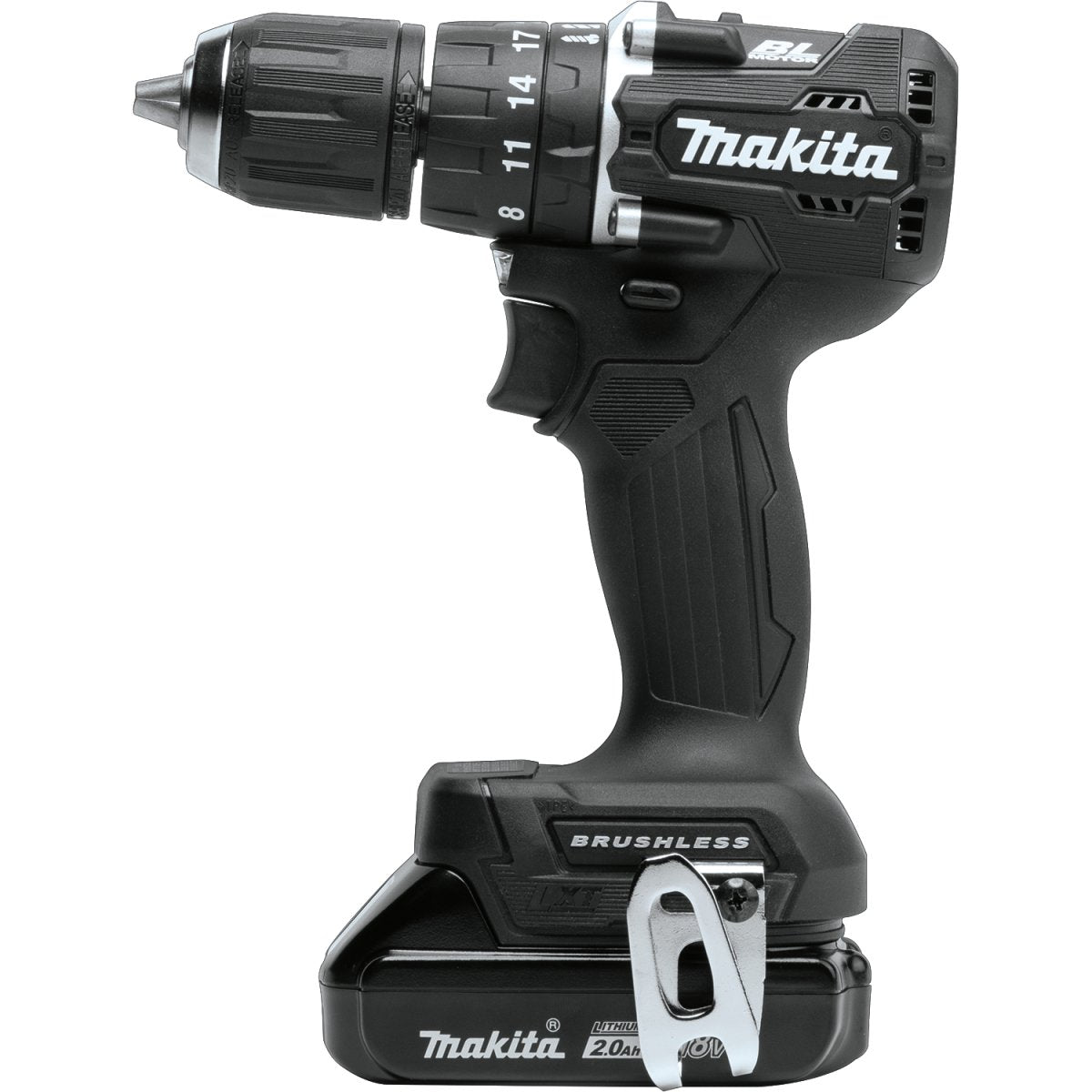 18V LXT® Lithium‑Ion Sub‑Compact Brushless Cordless 1/2" Hammer Driver‑Drill (2.0Ah) Makita