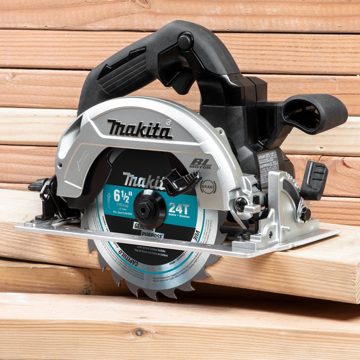 18V LXT® Lithium‑Ion Sub‑Compact Brushless Cordless 6‑1/2” Circular Saw, AWS® Capable Makita