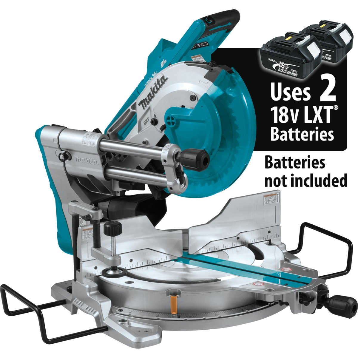 36V (18V X2) LXT® Brushless 10" Dual‑Bevel Sliding Compound Miter Saw, AWS® and Laser Makita