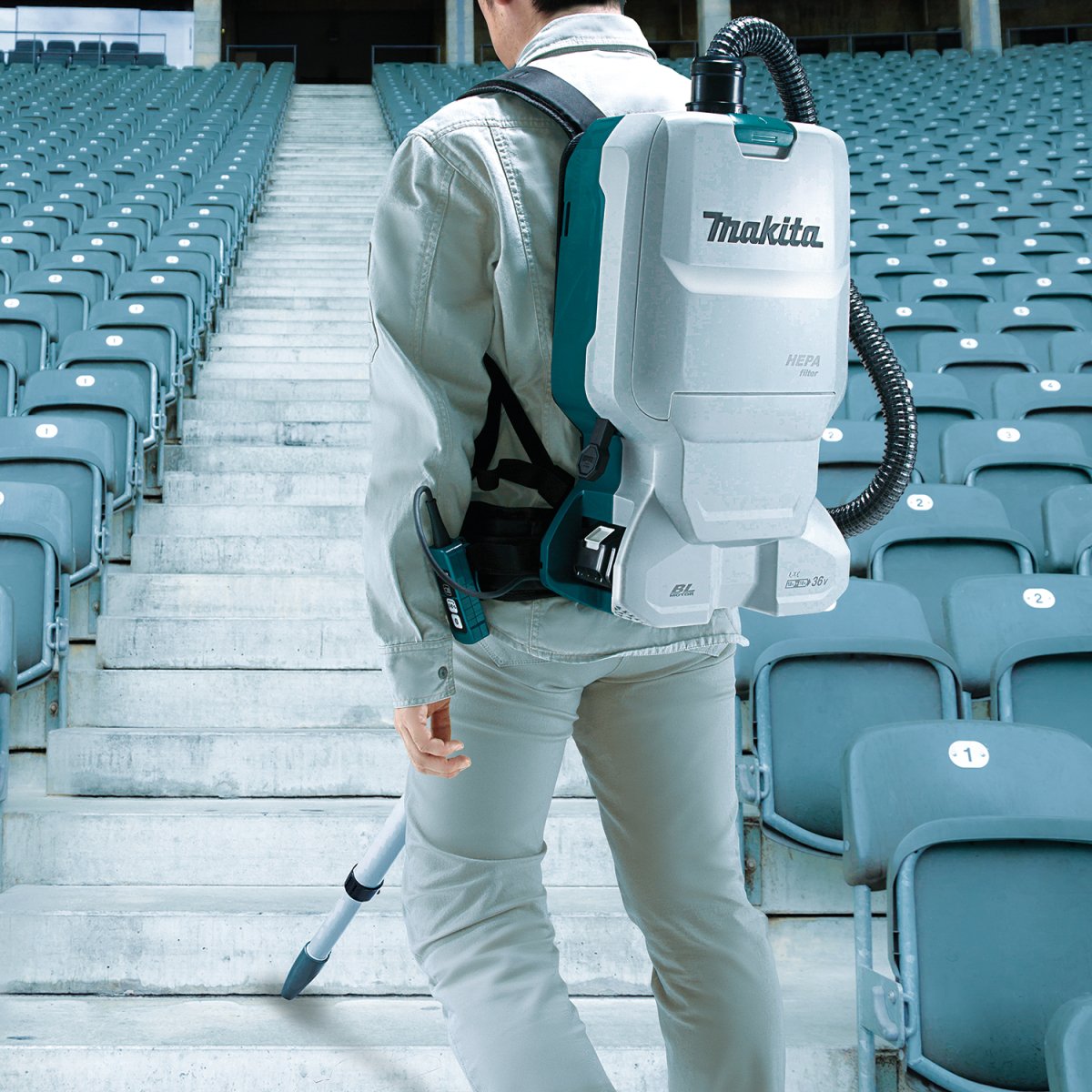 36V (18V X2) LXT® Brushless 1.6 Gallon HEPA Filter Backpack Dry Vacuum Makita