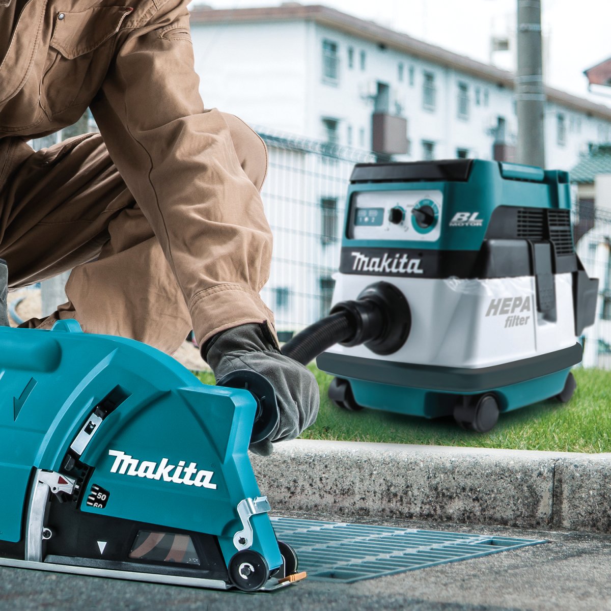 36V (18V X2) LXT® Brushless 2.1 Gallon HEPA Filter Dry Dust Extractor, Tool Only Makita