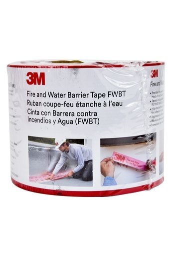 3M Fire and Water Barrier Tape FWBT4 | 4 in x 75 ft (12/Case) - Diamond Tool Store