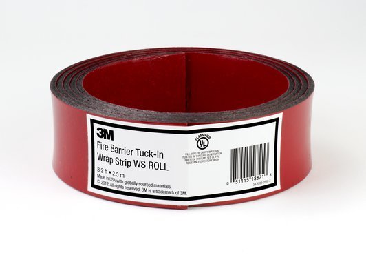 3M Fire Barrier Tuck-In Wrap Strip Roll WS | 2.5 in x 8.2 ft (6 rolls/case) 3M