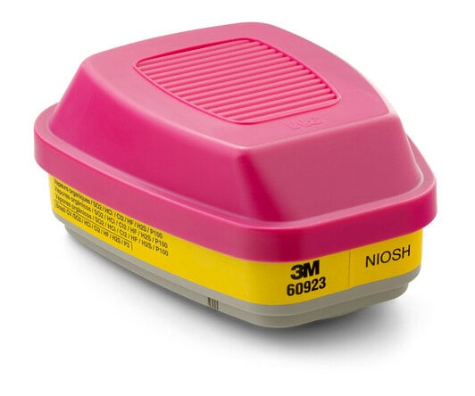 3M Organic Vapor/Acid Gas Cartridge/Filter 60923 | P100 (30 Pairs) 3M