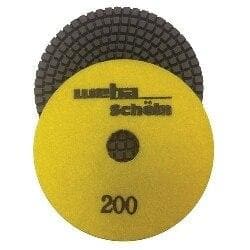 4 Inch Weha Schein Diamond Polishing Pads 3.4mm Thick Weha