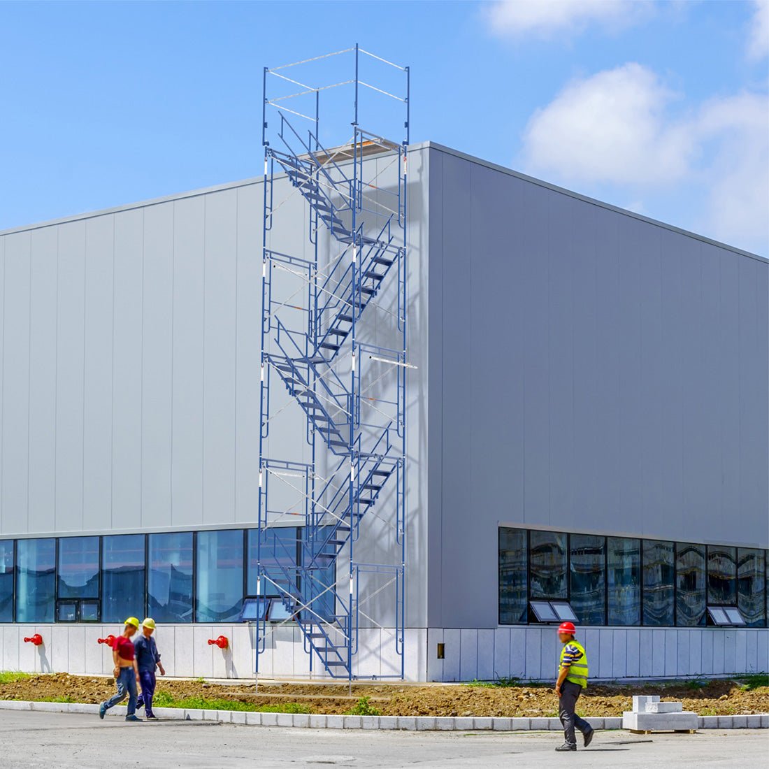 4 Stories Stairway Tower MetalTech