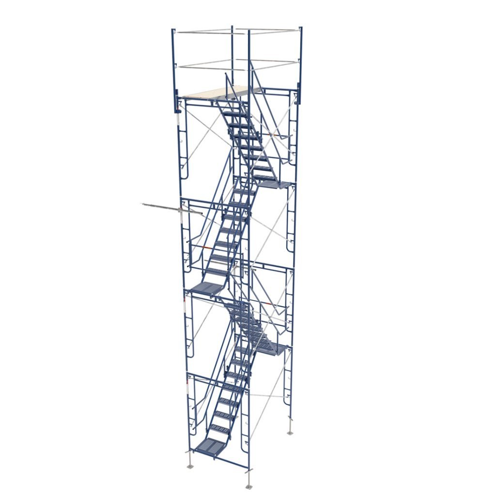 4 Stories Stairway Tower MetalTech