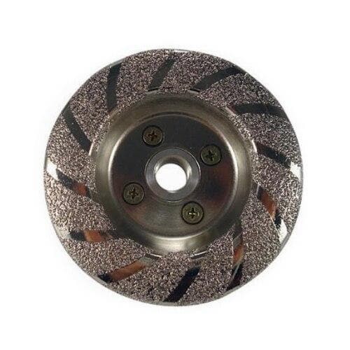 4" Vacuum Brazed Diamond Contour Cup Wheel Weha