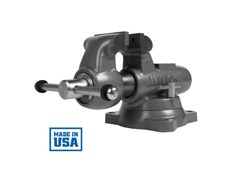 500S Machinist Vise, 5" Jaw Width, 4-1/2" Throat, 8" Jaw Opening Wilton