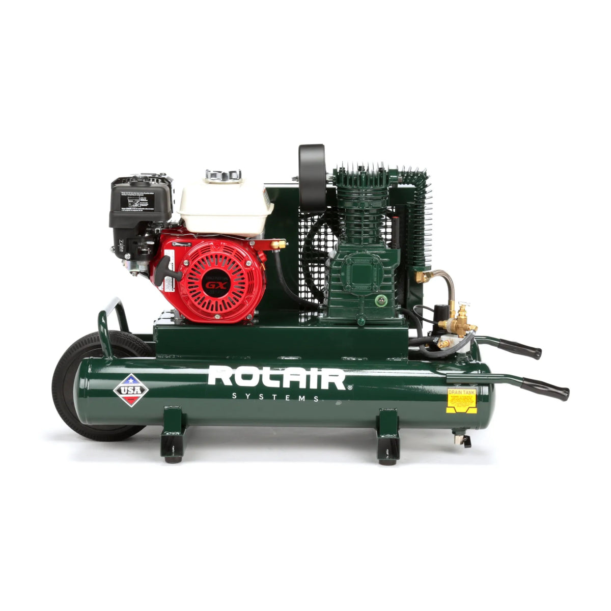 6590HK18 Wheeled Gas Air Compressors Rolair